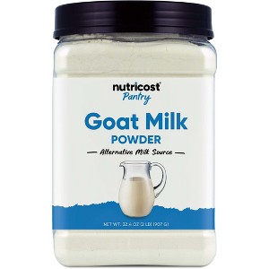 Nutricost Goat Milk Powder 2 LB Unflavored - Gluten-Free, Non-GMO - 1 of 4