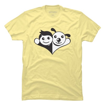 Men's Design By Humans Doggy Friend By graphicganga T-Shirt