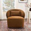 KINWELL Modern Boucle Upholstered 360° Swivel Accent Chair - 3 of 4