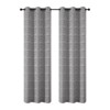 Set Of 2 Camden Textured Light Reducing Energy Saving Grommet Top Window Curtain Panels - Kate Aurora - 3 of 4