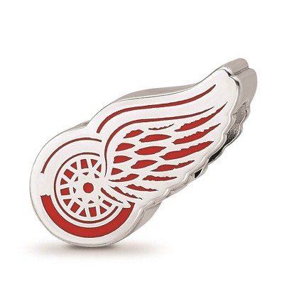 Black Bow Jewelry Sterling Silver Detroit Red Wings NHL Bead Charm