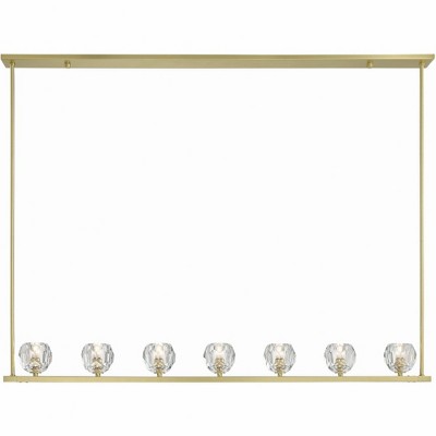 Crystorama Lighting Aragon 7 - Light Chandelier in  Soft Brass