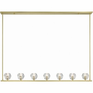 Crystorama Lighting Aragon 7 - Light Chandelier in  Soft Brass - 1 of 4