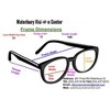 Esquire Designer Reading Glasses EQ1526-SBK in Satin Black 54mm - 3 of 4