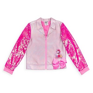 JoJo Siwa Unicorn Girls Sequin Zip Up Jacket Little Kid to Adult - 1 of 4