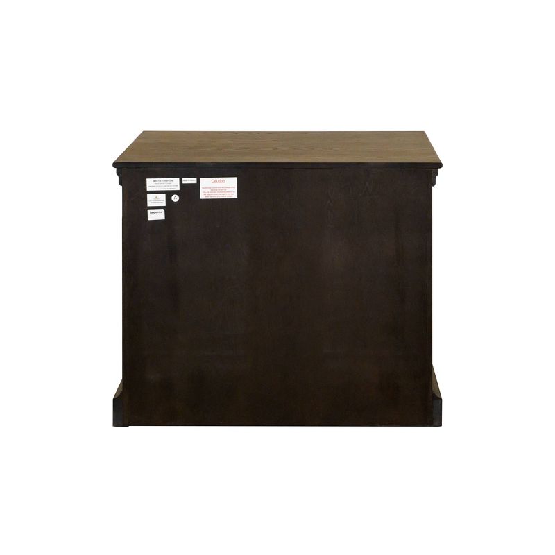 Kingston Traditional Wood Lateral File Dark Brown - Martin Furniture, 5 of 9