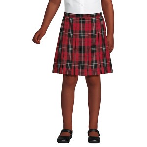 Lands' End School Uniform Kids Plaid Box Pleat Skirt Top of the Knee - 1 of 4