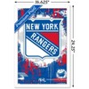Trends International NHL New York Rangers - Maximalist Logo 23 Framed Wall Poster Prints - 3 of 4