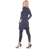 Women's 3/4 Sleeve Makayla Tunic Top with Pockets - White Mark - 3 of 3