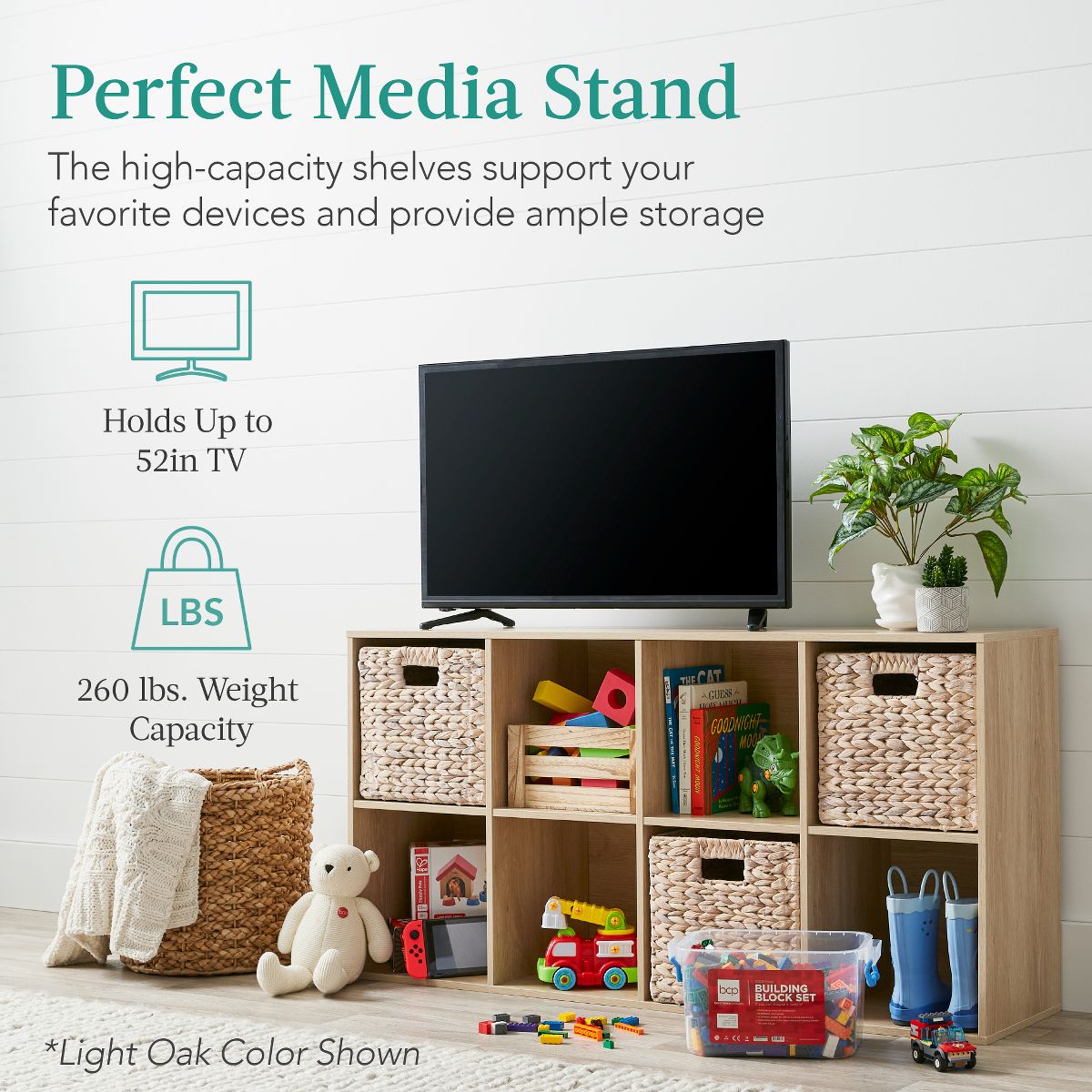Best Choice Products Cube Bookshelf w/ Removable Back Panels - thumbnail 5