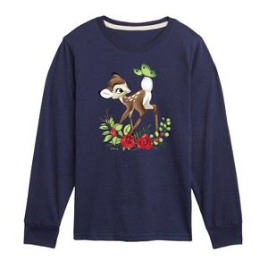 Boys' - Disney - Christmas - Botanical Butterfly Long Sleeve Graphic T-Shirt - 1 of 4