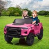 Coucheta 24V 2-Seater Kids Electric Ride On Truck, Car with Remote Control, LED Lights, Bluetooth/Music, Battery Display for Boys, Girls - 2 of 4
