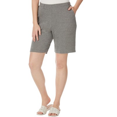 Jessica London Women's Plus Size Soft Ease Knit Shorts