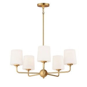Maxim Lighting Bristol 5 - Light Chandelier in  Satin Brass - 1 of 4