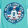 Girls' - Disney - Americana Fitted Short Sleeve Graphic T-Shirt - 2 of 4