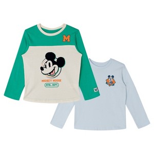 Disney 2 Pack Raglan Long Sleeve T-Shirts Toddler - 1 of 4
