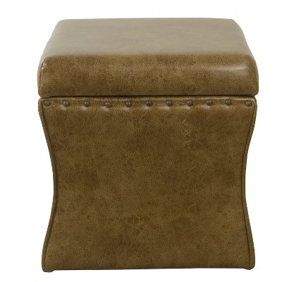 target leather ottoman