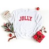 Jolly Varsity Arched Distressed - Women's Graphic Sweatshirt - 2 of 4