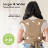 KeaBabies D-Lite Baby Wrap Carrier, Adjustable Baby Carrier, Baby Sling, Newborn, Infant, Toddler 7-44lbs - 2 of 4