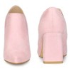Perphy Women's Pointed Toe Chunky Heels Ankle Booties - 3 of 3