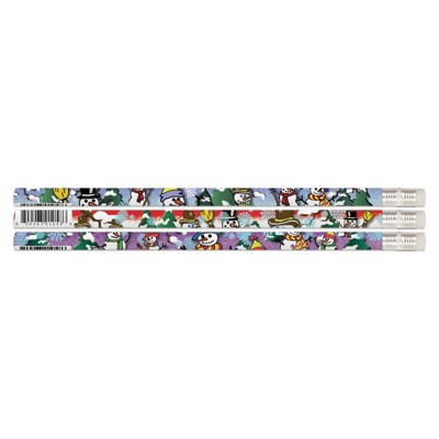 Musgrave Pencil Company Snowbuddies Pencils, Assortment, Pack of 12/10 Packs