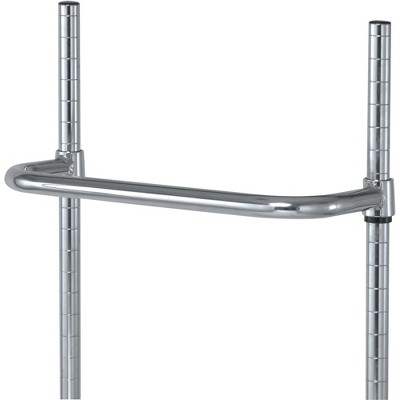 Quantum Storage Systems Push Handle, 24"W, Chrome Plated Finish