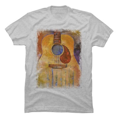 Men's Design By Humans GUITAR By creese T-Shirt