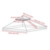 Yescom 8'x8' UV30+ Gazebo Canopy Replacement Top Cover Red for Dual Tier Outdoor Patio Garden Tent Y0018T02 - image 4 of 4