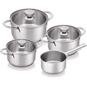 Brabantia Futura 7 Piece Cookware Set, Stainless Steel - 1 of 4