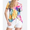 Women's Splatter Tie Dye Sequin Top - HEIMISH USA - 2 of 4