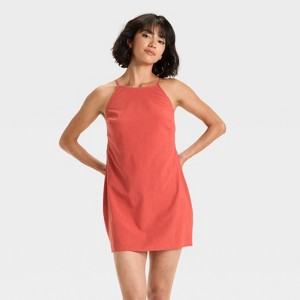 Women's Halter Mini Dress - A New Day™ - 1 of 3