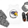 The Juniper Shop Patriotic Eagle Sunglasses Youth Tank Top - 3 of 4