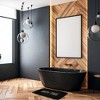 Evideco French Home Goods Non-Slip Microfiber Bathmat with 'Bath Time' Design - 4 of 4