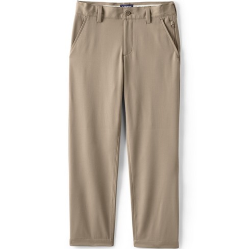 Lands' End Kids Iron Knee Active Performance Chino Pants - 6 - Khaki ...