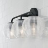 Capital Lighting Dolan 3 - Light Vanity in  Matte Black - 3 of 4