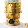 Aladdin Milk Glass Oil Lamp, Alexandria Model with Aladdin Burner, Wick, Glass chimney and Mantle - 2 of 4