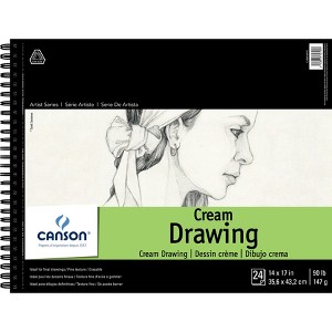 Canson Artist Series Drawing Pad, Side Wire Binding, 24 Sheet, 14x17 inch, 1 Count - 1 of 1