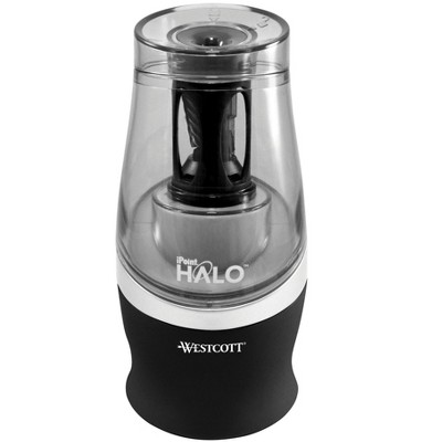 Westcott Ipoint Halo Colored Pencil Non Stick Electric Sharpener Black Target