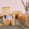 Stockroom Plus 25 Pack Brown Gift Boxes with Lids, Bulk for Wedding Favors, Birthday Party (6 x 6 x 4 In) - 2 of 4