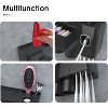Attop Toothbrush Holders for Bathrooms, 2 Cups Toothbrush Holder Wall Mounted with Toothpaste Dispenser Cosmetic Drawer - 3 of 4