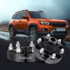 VEVOR Wheel Spacers, 1.5" 6"x5" Wheel Adapters, 6 Lug Forged Spacer, 78.1 mm Bore Hubcentric M14 x1.5 Studs Spacers, Fit for 1995-2023 Chevrolet Black - 2 of 4