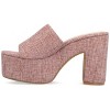 Journee Collection Womens Enyya Slip On Platform Sandals - 2 of 4