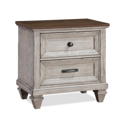 New Classic Furniture,Mariana Nightstand W/Usb-Vintage Creme