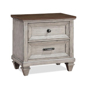 New Classic Furniture,Mariana Nightstand W/Usb-Vintage Creme - 1 of 4