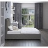 Meridian Furniture,Felix Linen Textured Fabric Bed - 4 of 4