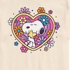 Men's - Peanuts - Hug Heart Flower Short Sleeve Graphic T-Shirt - 2 of 4