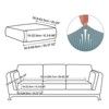 Unique Bargains Polyester Elastic Bottom Non-Slip Sofa Couch Cushion Covers 2 Pcs 20"x20" - 2 of 4