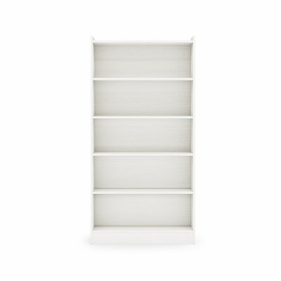 Lirago,6-Tier Wooden Open Bookshelf - Sturdy Particleboard & Melamine Saving Storage for Living Room, Office & Bedroom