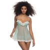 Jezebel by Felina Women's Ruffles Galore Chemise with Hipster Panty - 3 of 3