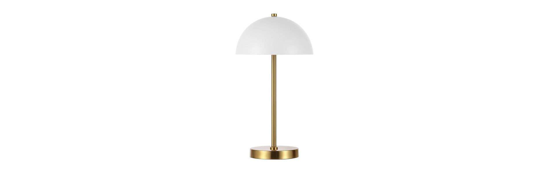 Goldie Table Lamp - 18 Inch Height - TBL4566 - Brass/White - Safavieh